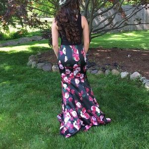 Floral prom dress